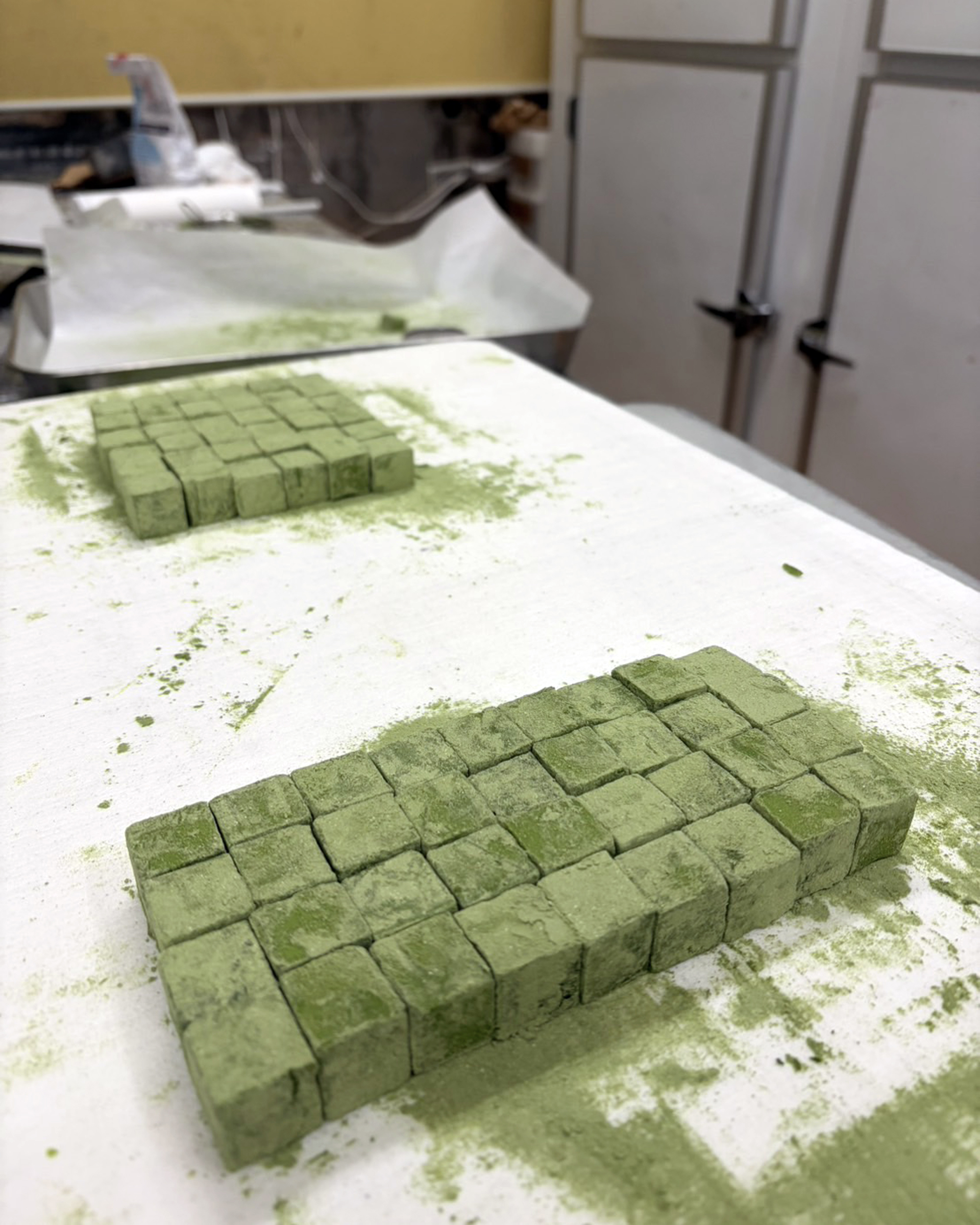 生チョコ製造の様子