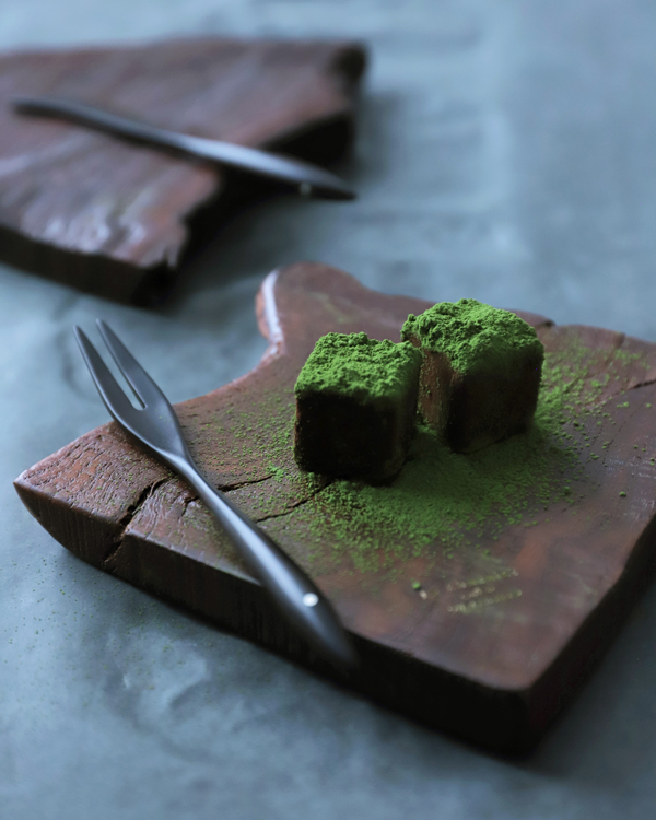 チョコ&ケーキフォーク黒檀