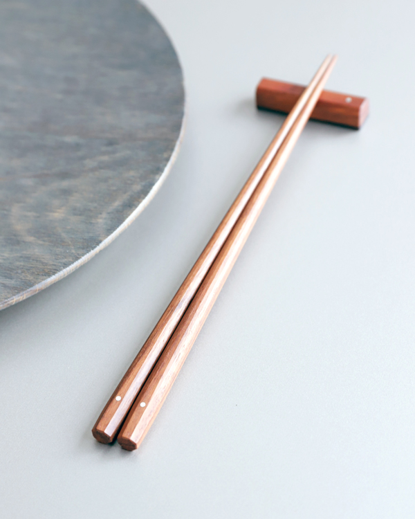 極上十六角箸紫檀