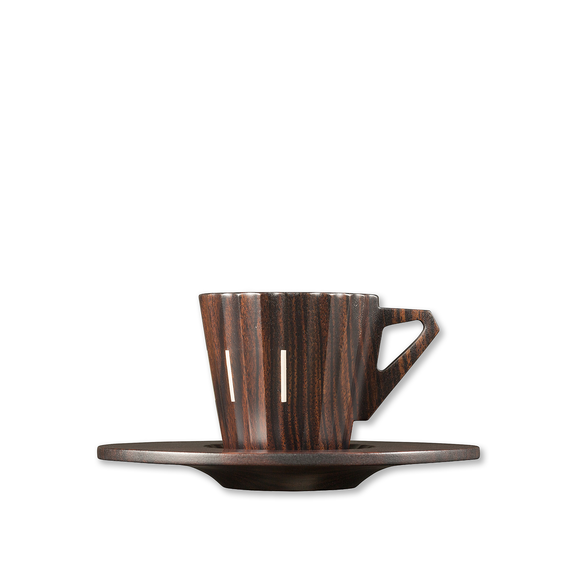 Espresso Cup & Saucer 黒檀