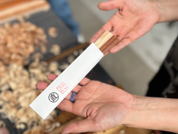 箸作り体験