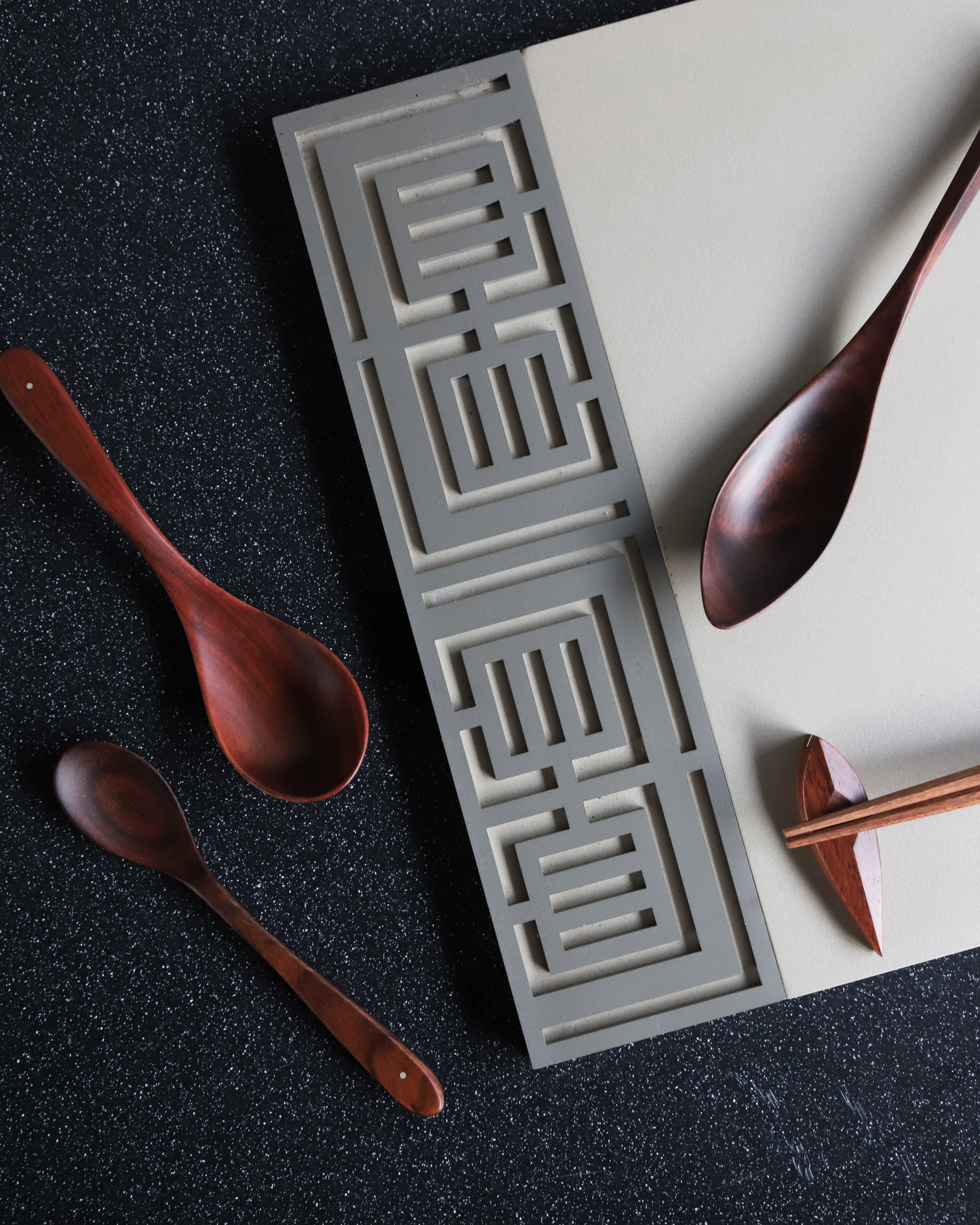 カトラリー紫檀