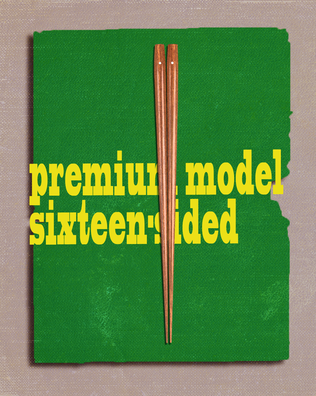Premium model Sixteen-sided Chopsticks Granadillo