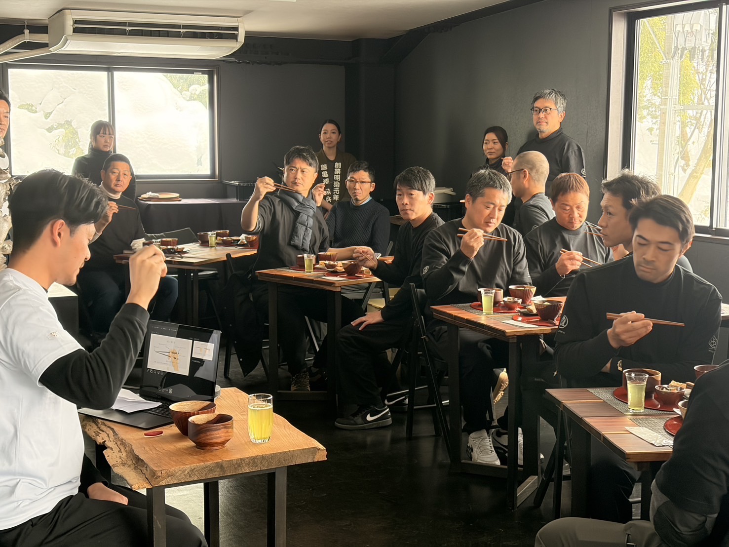 マナー体験の様子